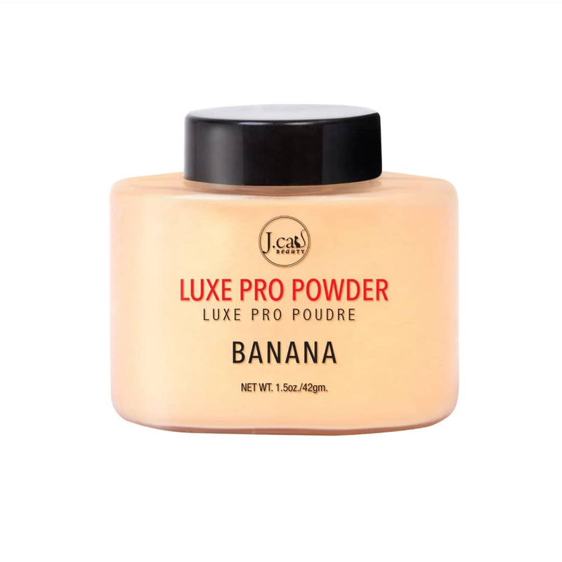 J Cat Beauty Luxe Pro Banana Powder